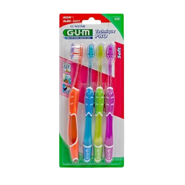 GUM Technique Pro Toothbrush 4 nos.